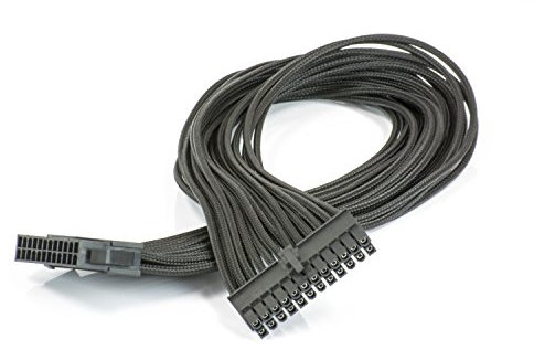 Phanteks ATX-Verlängerung 24-polig 50cm - Sleeve Schwarz