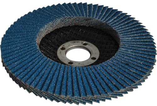 Faithfull Abrasive Jumbo Flap Disc 100mm Fine Multi Colour Zirconia Alumina