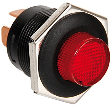 Lampa 45538 Schalter Taste mit LED, Rot