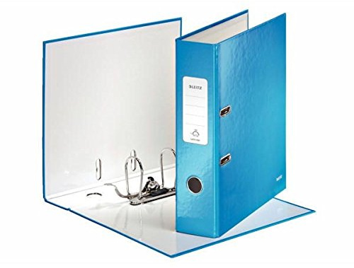 Ordner A4 8cm Wow blau metall. LEITZ 1005-00-36