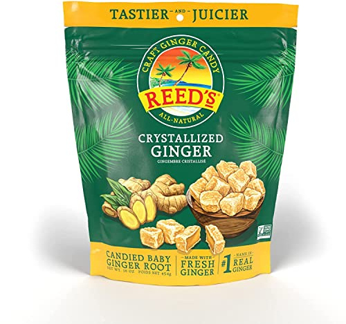 Reed's Crystallized Ginger Hard Candy -- 16 Ounce