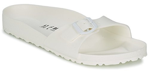 BIRKENSTOCK Madrid Eva, Damen Pantoletten, Weiß (White), 36 EU