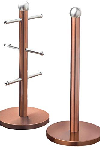 Copper Coated Towel Holder & Mug Tree