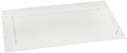 Alessi AP01 Placentarius Vassoio Rettangolare, Acciaio, Lucido