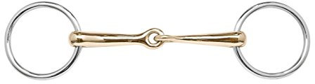 BUSSE Unterlegtrense KAUGAN®, Edelstahlringe, Breite 12 cm, Ringe Ø 55 mm, Stärke 12 mm, Kaugan