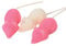 Pink and White Sugar Mice x10
