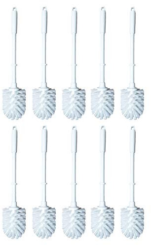 10er Set WC Bürste Klobürste Weiss ADOB, Made in Germany