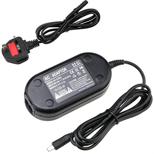 Glorich AA-E9/E8/E7/E6A Replacement AC Power Adapter/Charger for Samsung Camcorders SMX-F34BN, SC-D86, SC-D118, SC-D200, SC-MX10, MX20, SC-HMX10, SMX-F30BN, F34BN, VP-D101, VP-DX105i and More