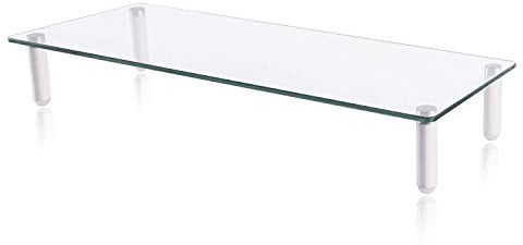 Newstar NSMONITOR10 Transparent Monitor Stand (Clear Acrylic)