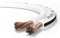 Oehlbach Speaker Wire SP-25 - Stereo HI-FI Lautsprecherkabel, Boxenkabel mit OFC (sauerstofffreies Kupfer) 2x2,5 mm² Mini Spule Lautsprecher Kabel - Weiß 10 Meter