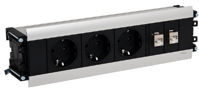 Schulte 159610001000 Evoline Frame-Dock Data Aluminium