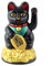 Freak Scene Superfreak Glückskatze - Maneki-Neko - Winkekatze - 11 cm - schwarz