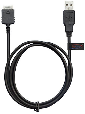 Digicharge 1m USB 2.0 Sync & Charge Cable for Sony Walkman A/S/E/X/Z Series – WM-PORT Compatible | Replaces WMC-NW20MU | NW-A45 A55 A35 ZX300 NWZ-A10 A15 A17