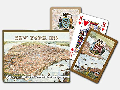 Piatnik 2663 - Kartenspiel New York 1853, 2 x 55 Blatt