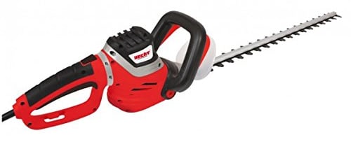 HECHT Elektro-Heckenschere 610 Strauch-Schere Elektrische Hecken-Schere mit 90 Grad verstellbaren Drehgriff (600 Watt, 68 cm Schwertlänge und 24 mm Ø Schnittstärke)