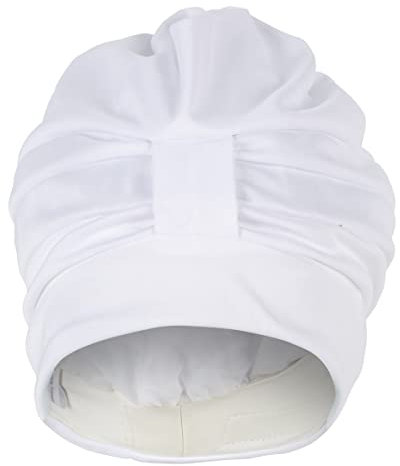 Fashy, Cuffia da Bagno Donna in Stoffa, Bianco (Weiß), Taglia Unica