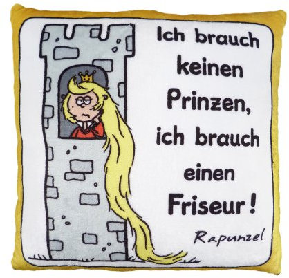 Sheepworld 42387 Plüschkissen »RAPUNZEL«