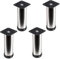 SO-TECH® Set de 4 Pied de meubleLukas Ø 42 mm Pied d'armoire Hauteur ajustable Acier affiné Hauteur 150 mm
