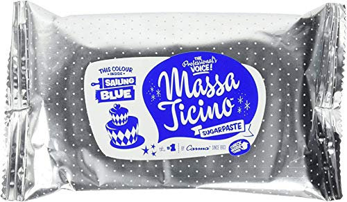 Massa Ticino Rollfondant Blau 250 g