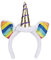 Boland - Einhorn Tiara für Erwachsene, Haarreif mit Horn und Ohren, Unicorn Kostüm, Faschingskostüme, Märchen Kostüme, Junggesellenabschied