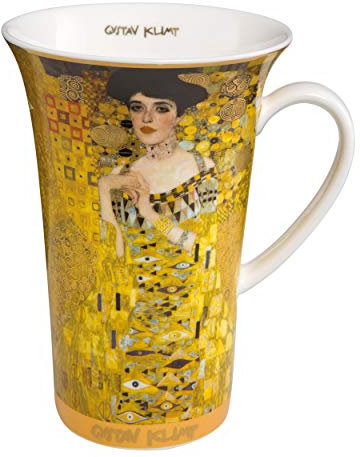 Goebel - Tasse Adele - Tasse à anse - Tasse à café - Gustav Klimt - Bone China Hauteur 15 cm 0,5 l