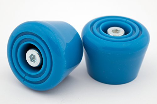 Rio Roller, Rollschuh-Bremsstopper, Unisex, Erwachsene Einheitsgröße blau