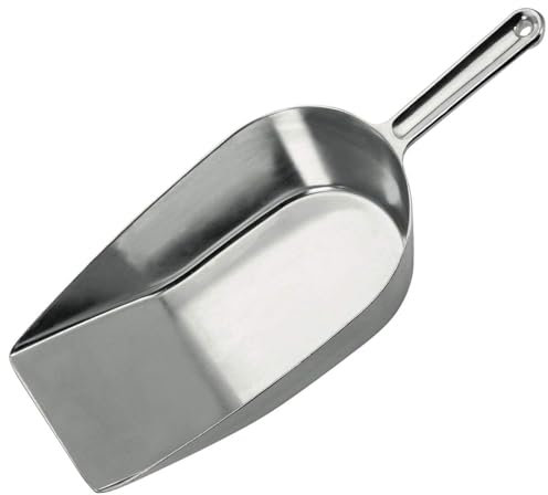 Westmark Back-/Abwiege-/Abfüllschaufel, Füllvolumen: 1870 ml (ca. 1650 g Mehl), Aluminium, Hygia, Silber, 91912291