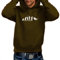 Coole-Fun-T-Shirts Sweatshirt SNOWBOARD Evolution Hoodie, oliv, L, 10719_Oliv-Hoodie_GR.L