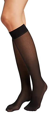 Wolford Damen Pure Energy 30 Leg Vitalizer Kniestrumpf