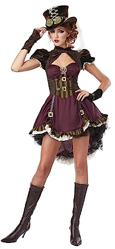 California Costumes womens Steampunk Girl/Adult Adult Sized Costumes, Brown, Medium US