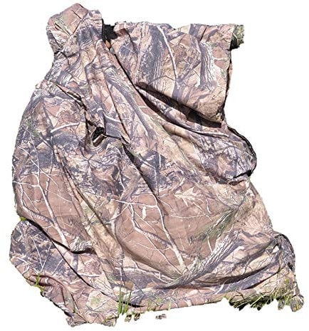 Wildlife Watching Hide for Birdwatching or Hunting, Lightweight Camouflage Photography Bag in Leaf Pattern Camouflage Polycotton Material