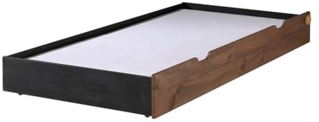 'Autobett axrb9019 Alex Ausziehbett Kiefer massiv Natur 190 x 93.5 x 22,5 cm