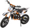 Actionbikes Motors Kinder Crossbike Gazelle | 2-Takt 49 ccm Motor bis 𝟑𝟓 km/h - Motorrad - Pocket Bike - Dirt Bike - Motocross - Pocketbike - Motorsport - Dirtbike - Enduro ab 6 Jahren (Orange)