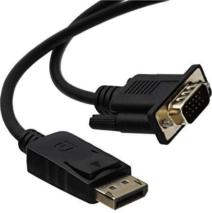 DisplayPort Stecker Zum SVGA/VGA 15 Polig Männlich Stecker Video Kabel Vergoldeten 1 m [1 Meter/1m]