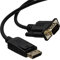 DisplayPort Fiche vers SVGA/VGA 15 Broches Mâle Fiche Vidéo câble Plaqués Or 1 m [1 mètre/1m]