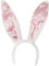 Boland 52323 - Haarreif Bunny, Einheitsgröße, weiß/rosa