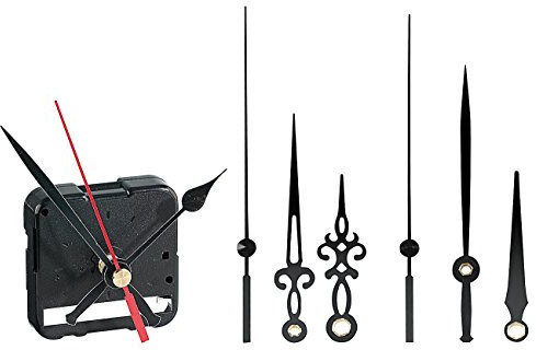 St. Leonhard Uhrwerk linksdrehend: Rückwärts laufendes Uhrwerk mit 3 Zeiger-Sets (Rückwärtslaufende Wanduhr, Wanduhr rückwärts laufend, Links laufende)