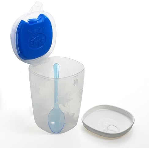 Snips Yogurt Ice Box, Yogurt Container, 0,50 LT, Yogurt pot lids 10 x 9 x13 cm, Yoghurt Pots with Lids and Fruit Pots Made in Italy, 0% BPA and phthalate free
