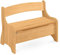 Original Kindersitzbank Levin von BioKinder® | Truhenbank mit Geheimfach aus Bio-Erlenholz | L 70 cm x B 36cm x H 55 cm