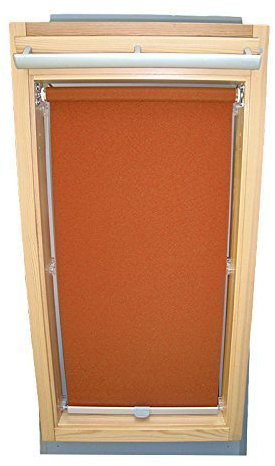 Hochwertiges Sichtschutzrollo Rollo für Velux RG-EP VL,VG,VX 085 terracotta // Sichtschutzrollo/Sichtschutz-Rollo/Fensterrollo
