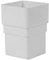 Freeflow White Square 65mm Downpipe Straight Connector, Rain Water Systems