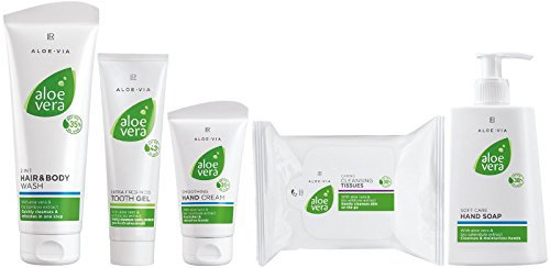 LR ALOE VIA Aloe Vera 5-tlg. Feuchtigkeitspflege- & Körperreinigungs-Set