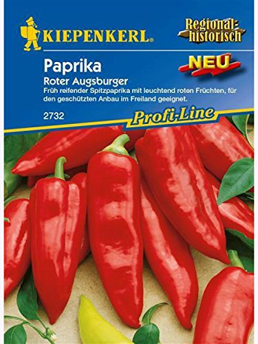 Sperli Gemüsesamen Paprika Roter Augsburger, grün
