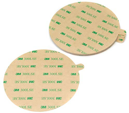 3M Doppelseitige Klebepads Klebepunkte durchsichtig Klebstoff transparent D100mm 10 Stück