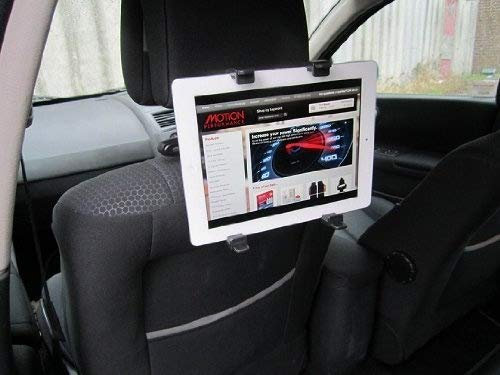 Black Interior In Car Tilt & Rotate Back Seat Headrest Mount Stand Holder for Portable DVD Players