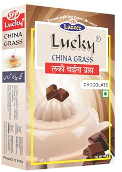 LUCKY Chinagras (Schokolade) Nachtisch 100g [3 Stück]