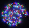 15m Multi-Coloured Cluster 720 LED's Connectable Outdoor Waterproof Battery 8 Multi-Function with Timer String Lights Xmas Garden Christmas Party Fairy