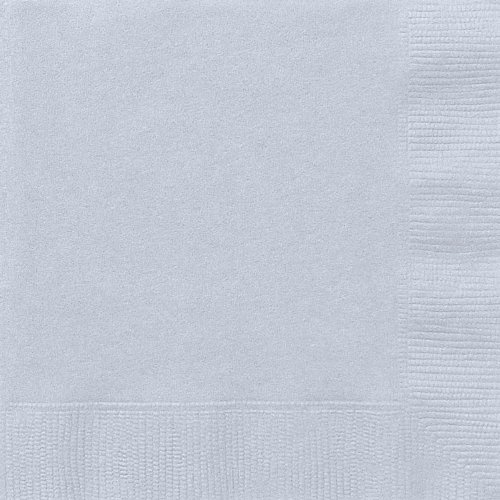 20x Party Paper Napkins (Silver)