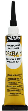 Pebeo Lot de 6 Pots de Peinture pour Porcelaine 150 20 ML – Jaune de Marseille, Jaune de Marseille