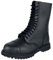 Brandit Phantom 14 Eyelet Boots, Combat Boot Unisex - Adulto, Nero, 43 EU